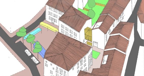 Craponne Place Neuve Projection