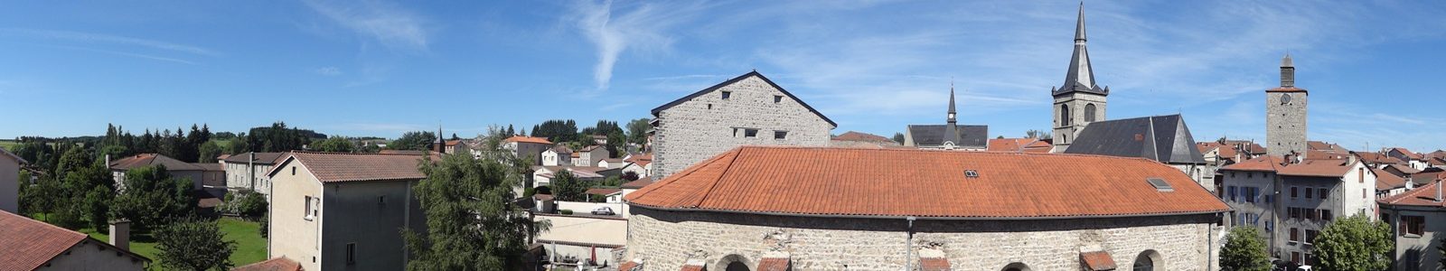 Vue des toits de Craponne-sur-Arzon